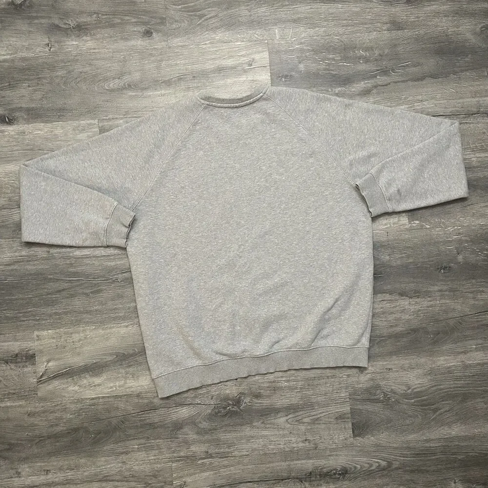 Adidas Originals Trefoil Essentials Crew Sweater XL Gray Heather Fleece IM4537